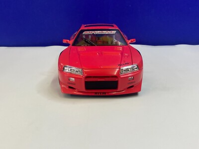 MUSCLE MACHINES 1/18 SCALE RED 2000 NISSAN SKYLINE GT-R LOOSE VERY