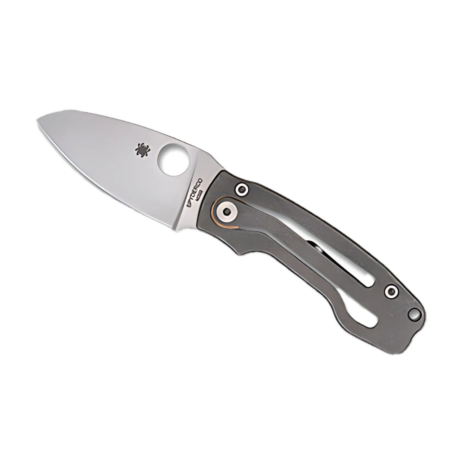 Складной нож Spyderco PITS 2 SLIPIT со стальным лезвием M398 и титановой рукоятью 51990₽