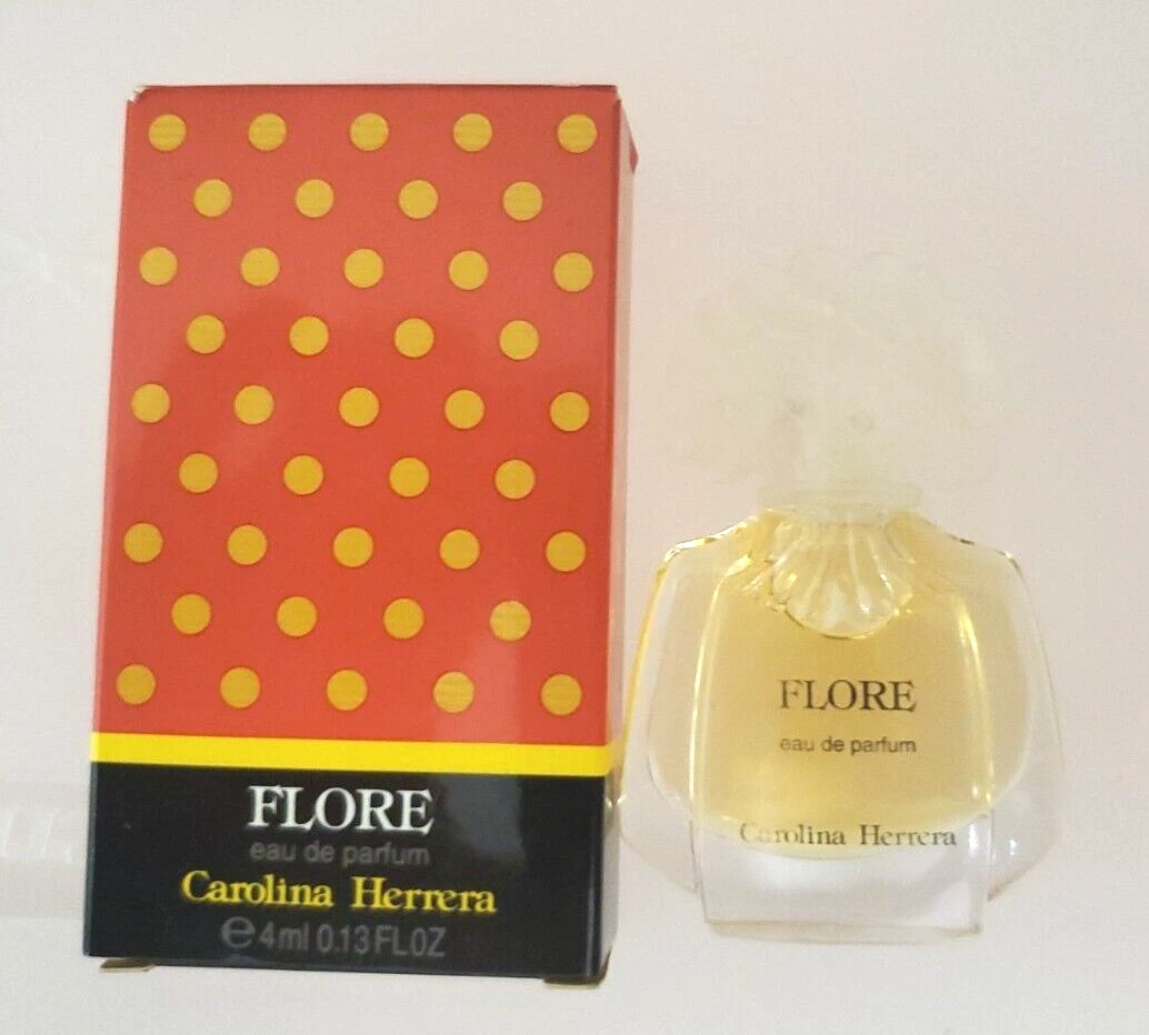Flore by Carolina Herrera Eau de Parfum Mini .13 oz For Women New Vintage