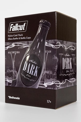 Fallout Nuka Cola Dark Glass Bottle & Caps Brand new - Picture 3 of 3