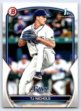 2023 1st Bowman Draft #BD-153 TJ Nichols Tampa Bay Rays Baseball Card