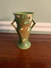 Roseville Pottery Snowberry Green Vase IV-6