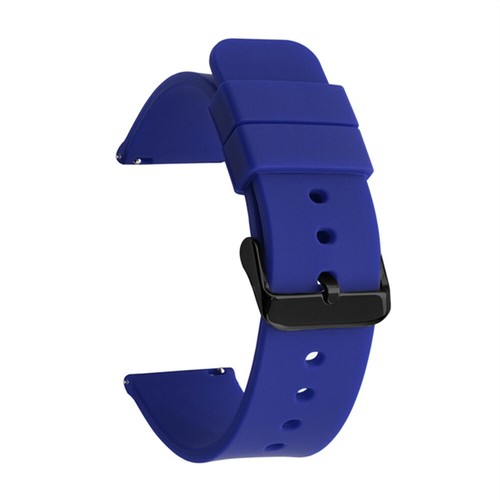Silicone Watch Strap 16 18 20 22 24mm Waterproof Soft Rubber Band Quick Release - Picture 54 of 63