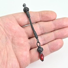 Black Handmade Trabzon kazaz hand-knitted Metal tassel 1000 silve tasbih 730199