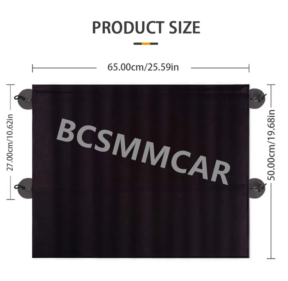 Parasol para bebé ventana lateral automática coche verano cubierta cortina visera 2 piezas Foto 2 de 4