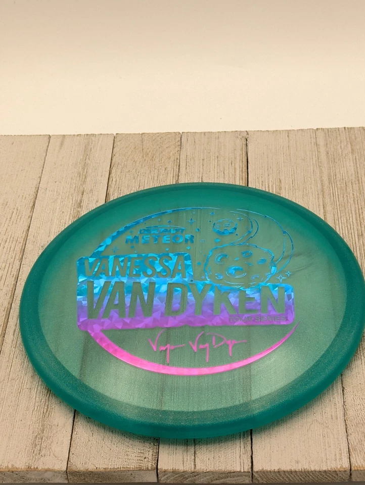 New Discraft 2021 Van Dyken TS Metallic Z Meteor Midrange Golf Disc 177+ grams  - Image 2 of 4