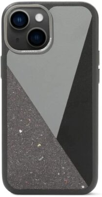 Decoded iPhone 13 mini Hülle mit Nike Grind Leder Backcover Schwarz Grau