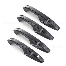 Glossy Carbon Fiber Side Door Handle Covers Trims For 2007-2013 Acura Mdx Suv Glossy Carbon Fiber Side Door Handle Covers Trims For 2007-2013 Acura Mdx Suv