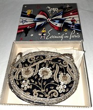 Vintage BEADED BAG by H. C. Airawala - Evening in Paris Box  beaded bag