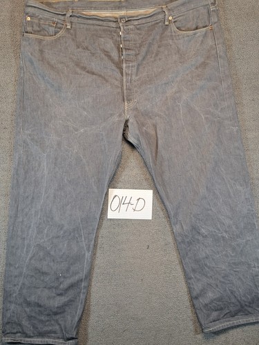 Jeans Levis 501 XX Para Hombre 50x32 Botón Mosca Gris Denim Algodón Calce Recto Clásico - Imagen 9 de 9
