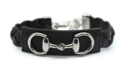 Gucci Brick Red Horsebit Braided 