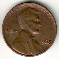 USA - 1968P - Lincoln Memorial Cent - #7301