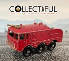 MATCHBOX LESNEY - #63 FOAMITE CRASH TENDER FIRE TRUCK BLACK WHEELS - DIECAST🔥35