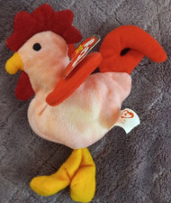 Ty 1993 McDonalds Strut The Rooster Teenie Beanie Baby