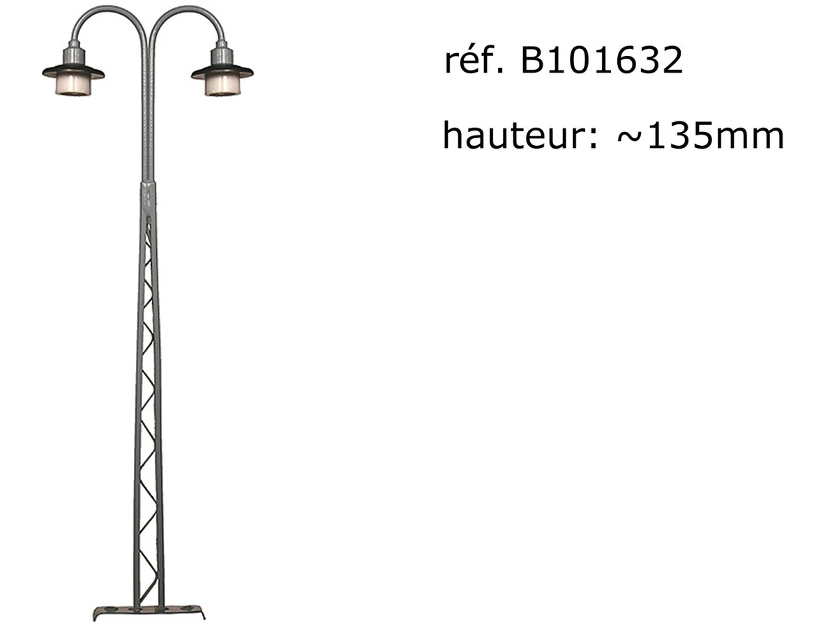 Lampadaire LED solaire réverbère pour rue jardin PLACE