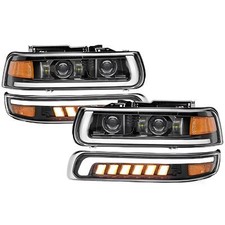 FOR 1999-2002 CHEVY SILVERADO 00-06 TAHOE SUBURBAN HEADLIGHTS SIGNAL LIGHTS