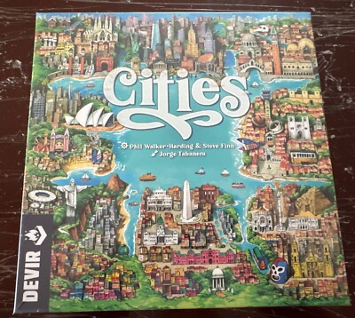 Cities Board Game NEW SEALED