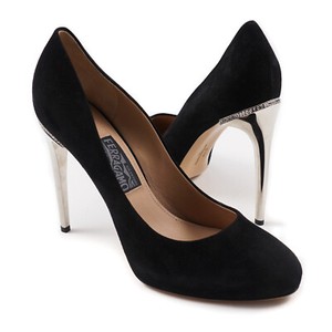 suede pump heels
