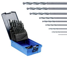 PFERD HSSG-Spiralbohrer HSSG Ø 1 - 16 mm DIN 338 Stahl Metall Universal Kasette