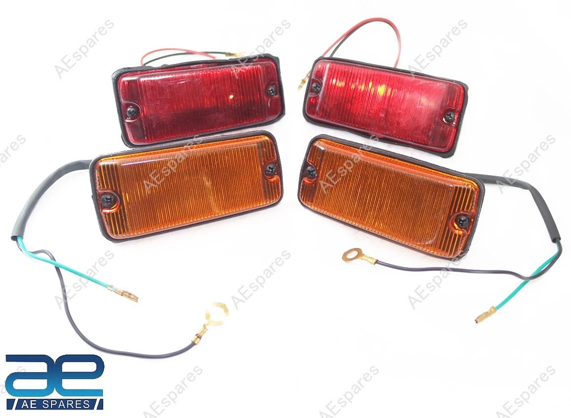 Front & Rear Side Marker Light Set LH RH For Suzuki Samurai SJ413 SJ410 view 6