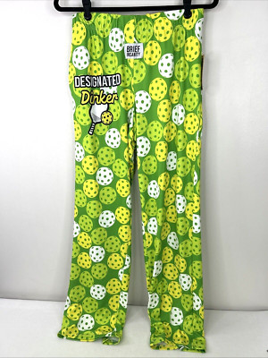 Brief Insanity Unisex Medium Lounge Pants Designated Dinker Pickleball Print NEW