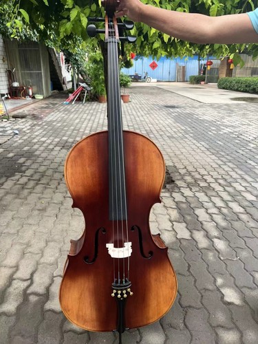 Copy Stradivari left Cello 4/4 Old spruce ,Full Size 100% Hand Made, Solid Wood - Picture 2 of 12