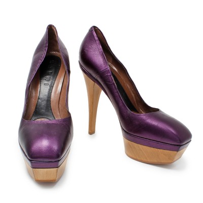 wood platforms shoes