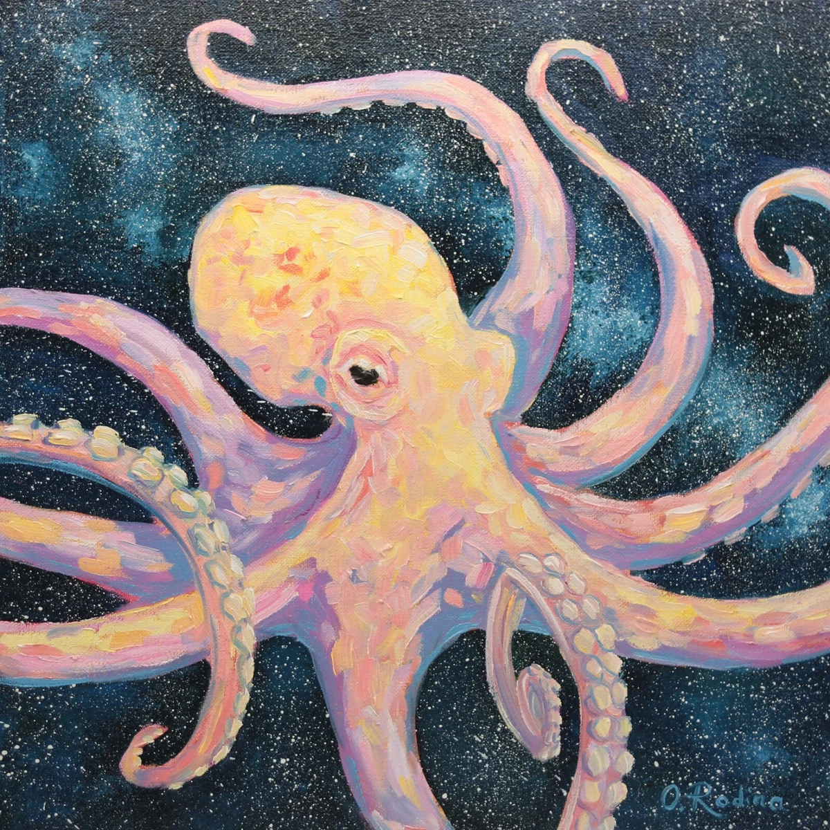 Octopus painting outlet
