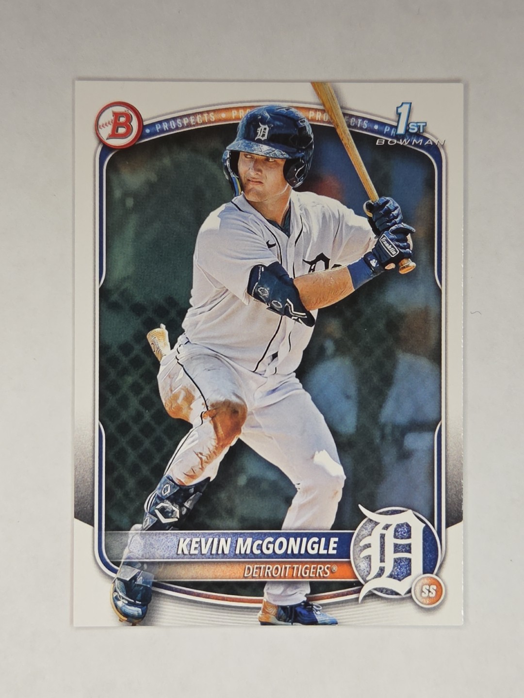 Kevin McGonigle 2025 Bowman Prospects #BP-79 1st Bowman RC Detroit Tigers Rookie