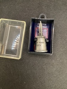 Pewter Thimble New York City Empire State Building Original Box