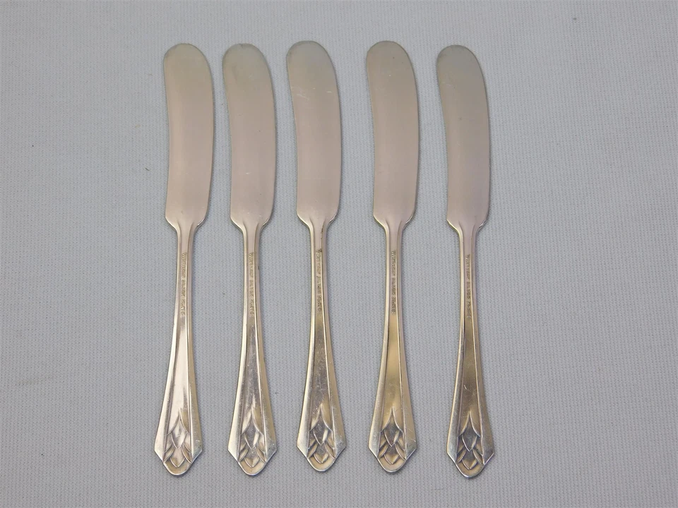 Esparcidores de plata Winthrop International Silver 1939 International Silver 5 piezas Foto 4 de 4