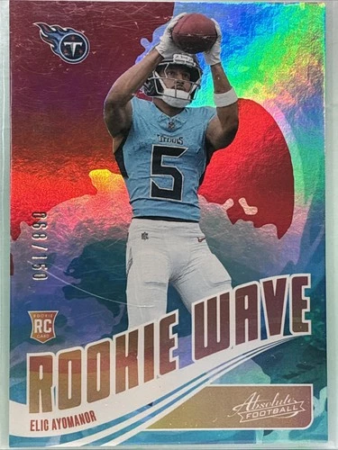 2025 Panini Absolute Elic Ayomanor Spectrum Red (RAW)