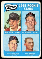 Bill Davis Mike Hedlund / Floyd Weaver Ray Barker 1965 Topps #546 RC