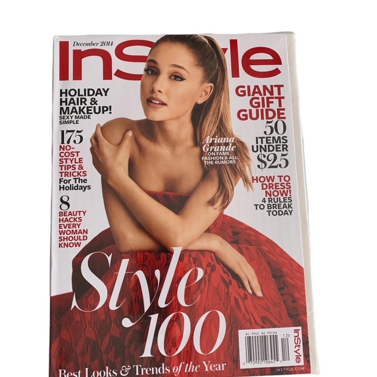 Ariana Grande Magazine In Style December 2014 | eBay