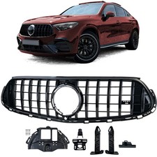 Sport K&uuml;hlergrill Schwarz Glanz f&uuml;r Mercedes GLC X254 auch Coupe C254 ab 2022