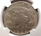 1934 P Peace Silver Dollar NGC UNC DETAILS $1 Coin