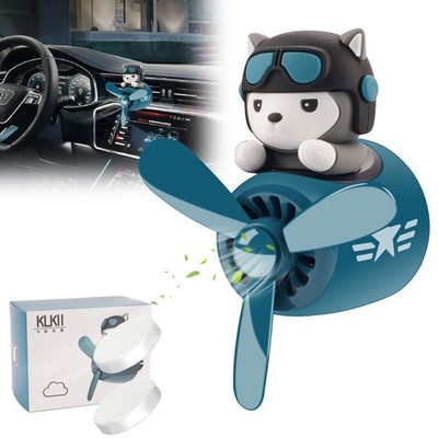 Car Air Fresheners Cartoon Pilot Automotive Air Outlet Propeller Cute Car Dif...