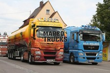 LKW Foto MAN TGX Tankwagen Auflieger Deutschland gelb SILO-MELMER #h8ro