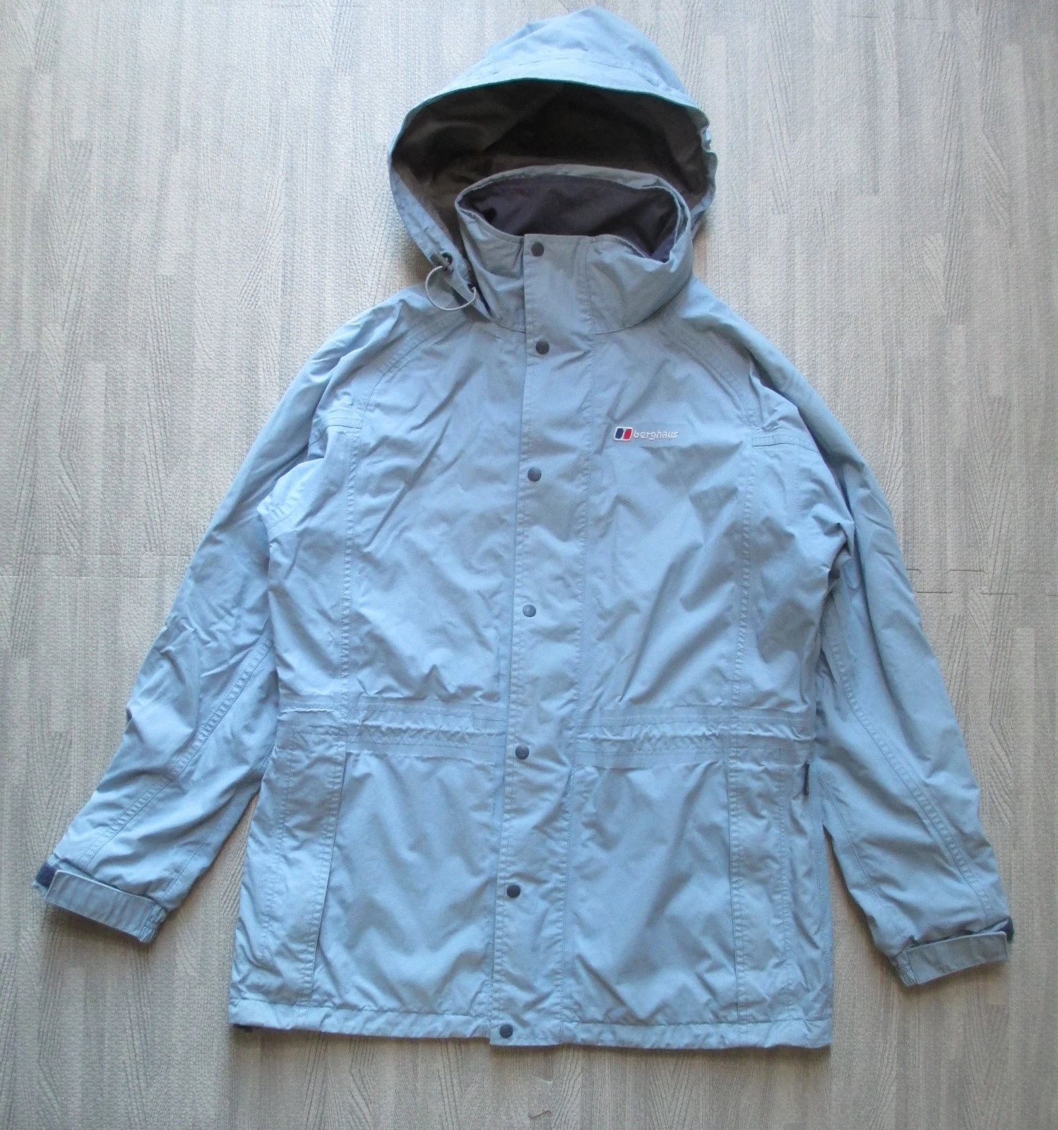 Berghaus Jacket Womens Size UK 12 Blue Aquafoil Waterproof Hooded Outdoor Coat