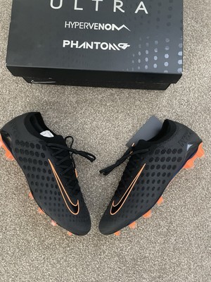 Size 10US Nike Phantom Ultra Venom FG  Black Bright Citrus 