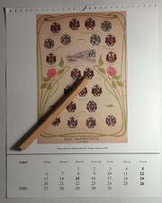 Wappentafel Rüdesheimer DC 1903 Wappen Burschenschaft - Repro Blatt Studentika