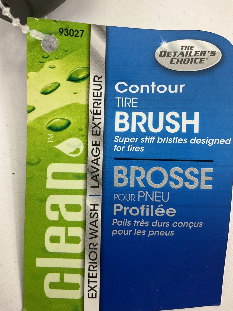 (5) Hopkins 93027 Contoured Car Tire Cleaning Brushes