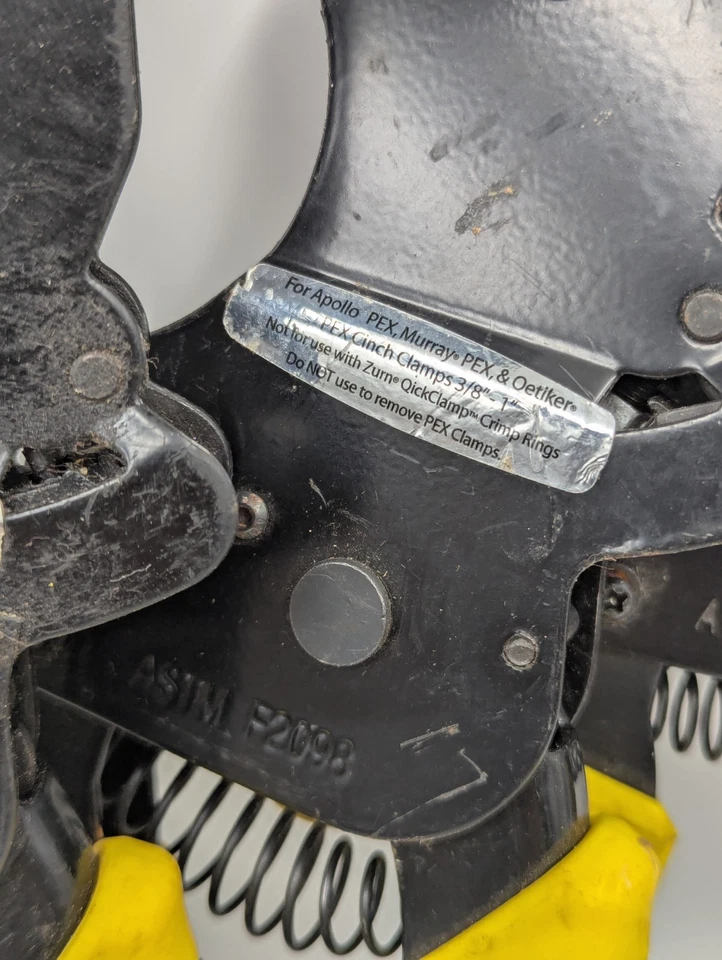 Crimpadora de cincha Apollo PEX que no funciona ASTM F2098 trinquete de 3/8" a 1", lote de 3 Foto 3 de 4