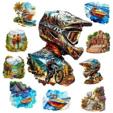 Exquisite Unique Wooden Jigsaw Puzzle Home Wood Decor Christmas and Halloween Gi
