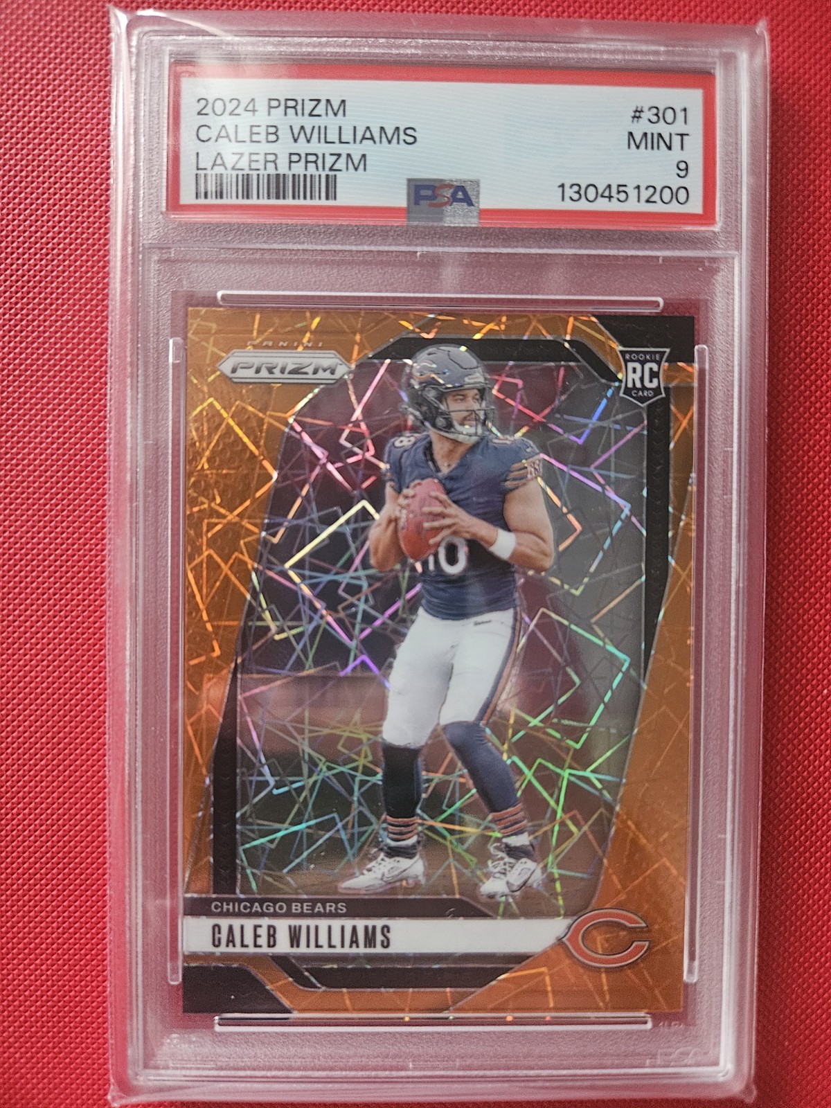 2024 Panini Prizm - Rookies Caleb Williams #301 Lazer Prizm (RC)