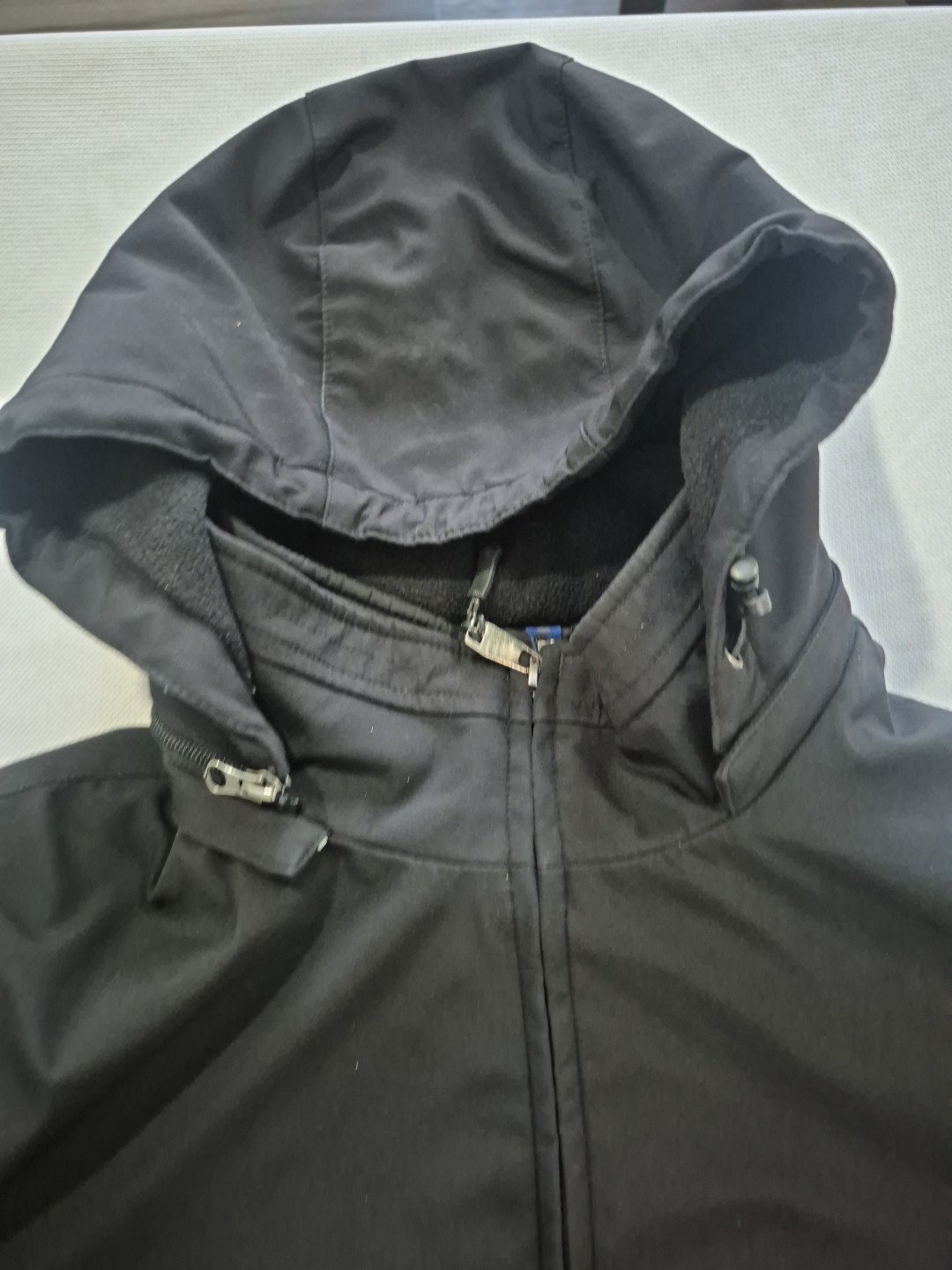 Weatherproof Black Polyester Softshell Double Zip… - image 6