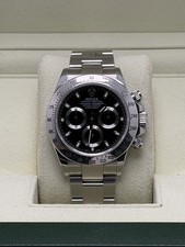Rolex Daytona - 116520 Black Dial - 2010+ Random Serial - Box & Accessories