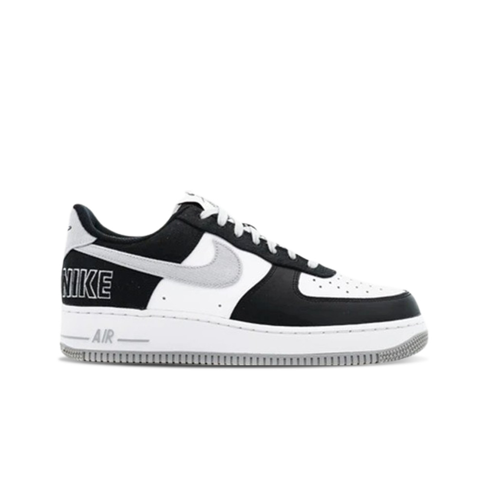 Nike Air Force 1 '07 LV8 EMB Black Silver Men Sneakers Official