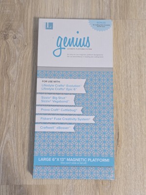 Lifestyle Crafts Genius Ultimate Platform System Large 6''x13'' Magnetic For Dies