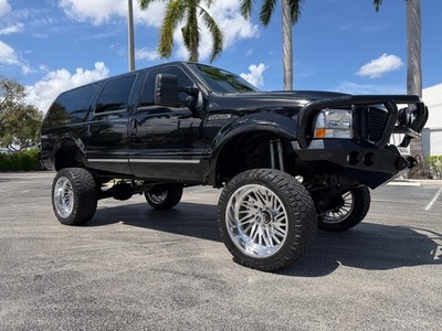 2003 Ford Excursion LIMITED 4x4 6.0L DIESEL 91k LIFTED AMERICAN FORCE WHEELS